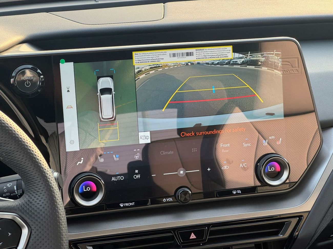 لكزس TX 500h 2025 Lexus Tx500 H 2.4L I4 Hybrid F-Sport 3 Canada Spec