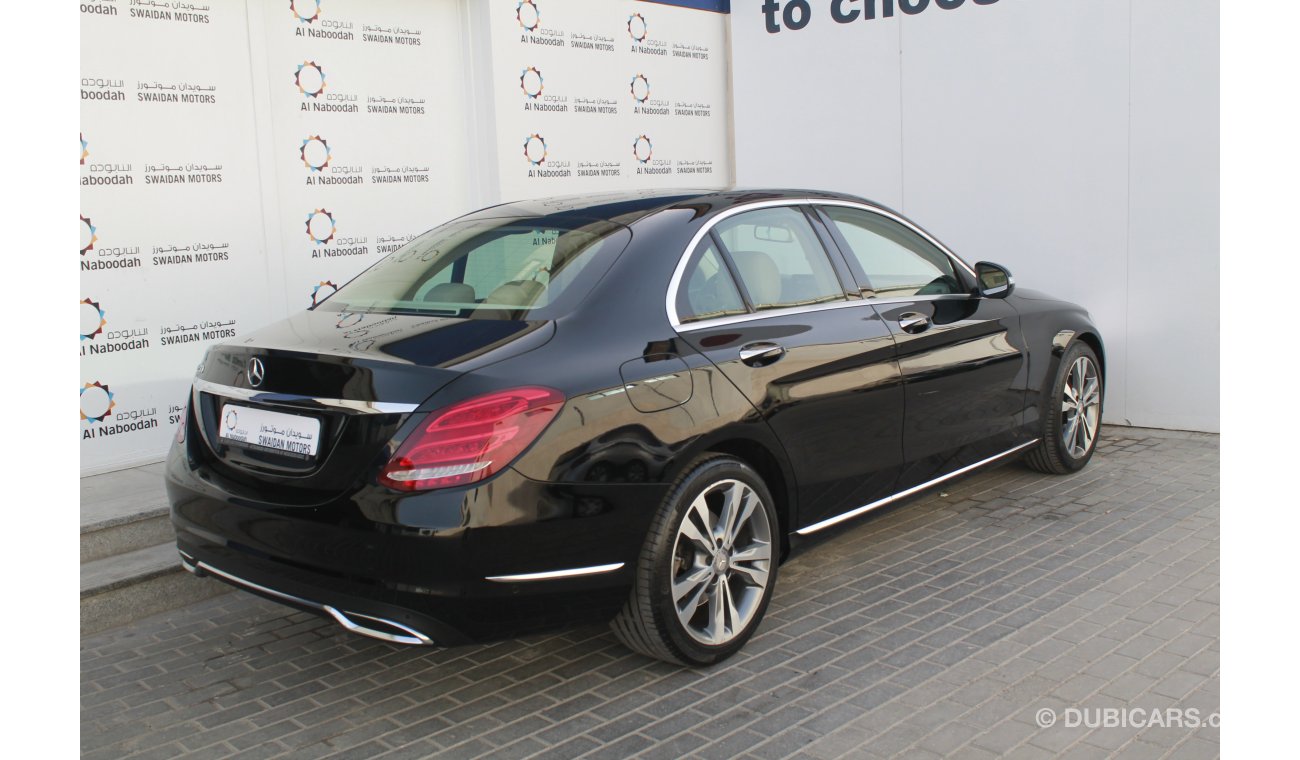 Mercedes-Benz C200 2.0L TURBO 2015 MODEL