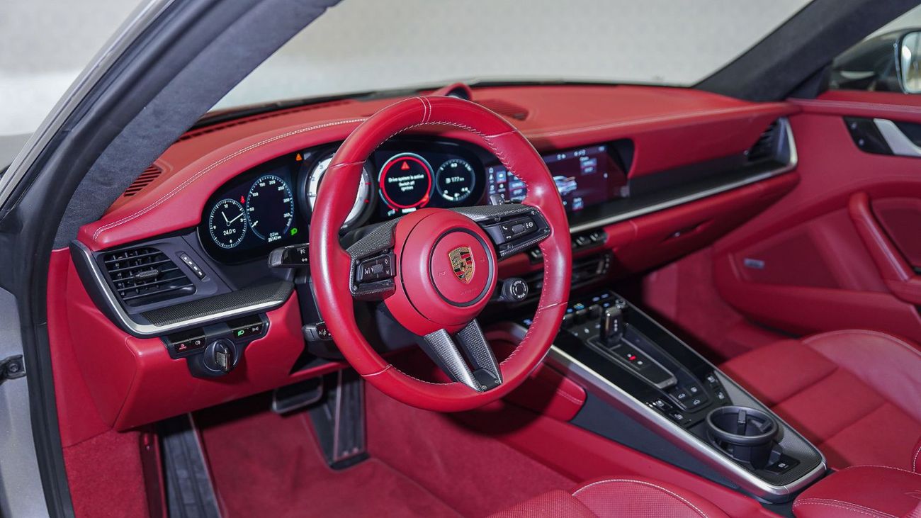 Porsche 911 Turbo 3.8L (580 HP) Coupe | AED 10,633 PM | Warranty March 2026 | GCC