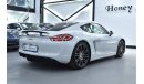 Porsche Cayman GTS EXCELLENT DEAL for our Porsche Cayman GTS ( 2016 Model ) GCC Specs