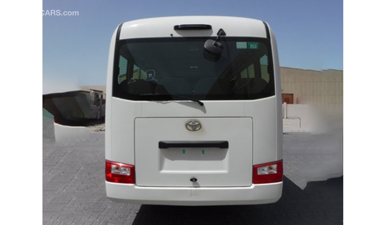 Toyota Coaster Hiroof 2.8L Dsl - A/T - 23YM - STD - WHT_GRY (FOR EXPORT)