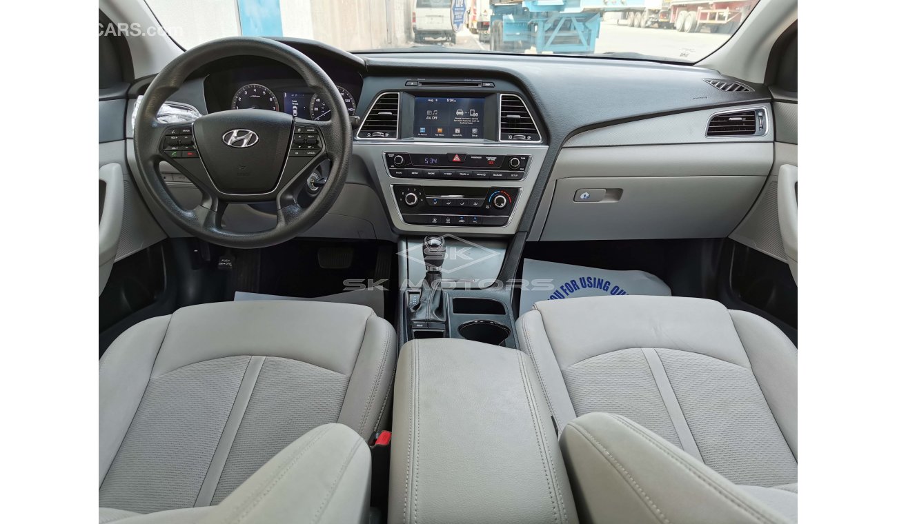 Hyundai Sonata 2.4L, 16" Rim, LED Headlights, Fog Lights, Rear Camera, Bluetooth, Fabric Seats, AUX-USB (LOT # 504)