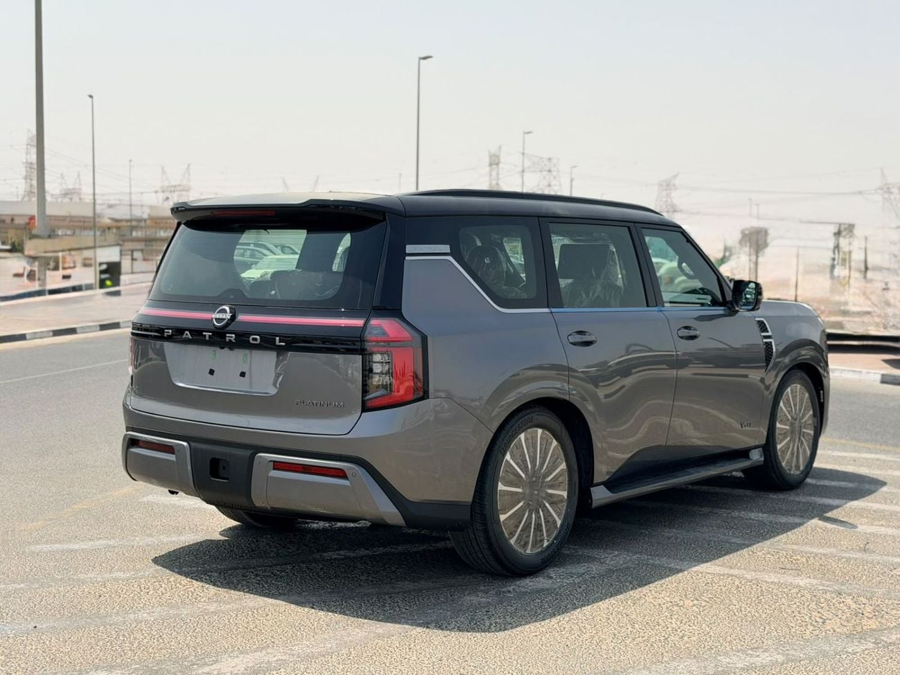 Nissan Patrol LE PLATINUM CITY 2026 NISSAN PATROL 3.5T Platinum - Grey / Red