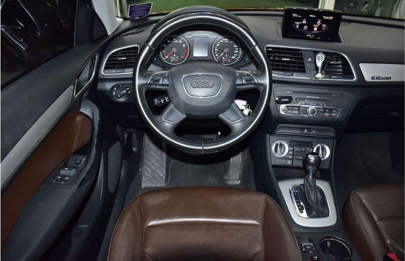 أودي Q3 EXCELLENT DEAL for our Audi Q3 2.0T Quattro ( 2013 Model ) in Orange Color GCC Specs