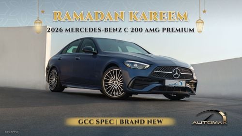Mercedes-Benz C 200 AMG Premium EQ Boost 1.5L RWD 2026 GCC 0Km With 2 Years Unlimited Mileage Warranty @Official Dealer