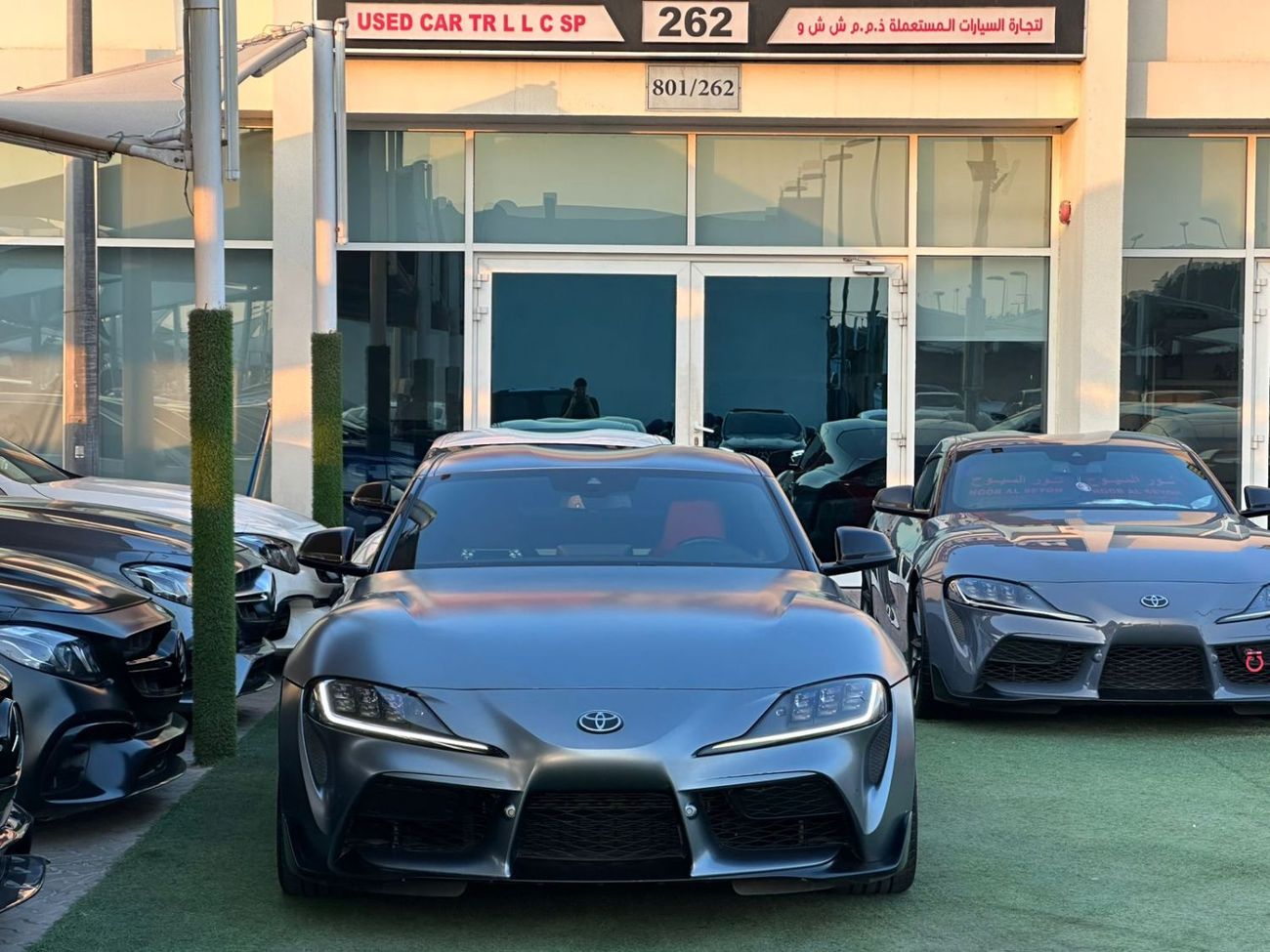 تويوتا سوبرا تويوتا سوبرا GR V6 خليجي 2022 صبغ وكاله تشييكات وكاله بحاله ممتازه