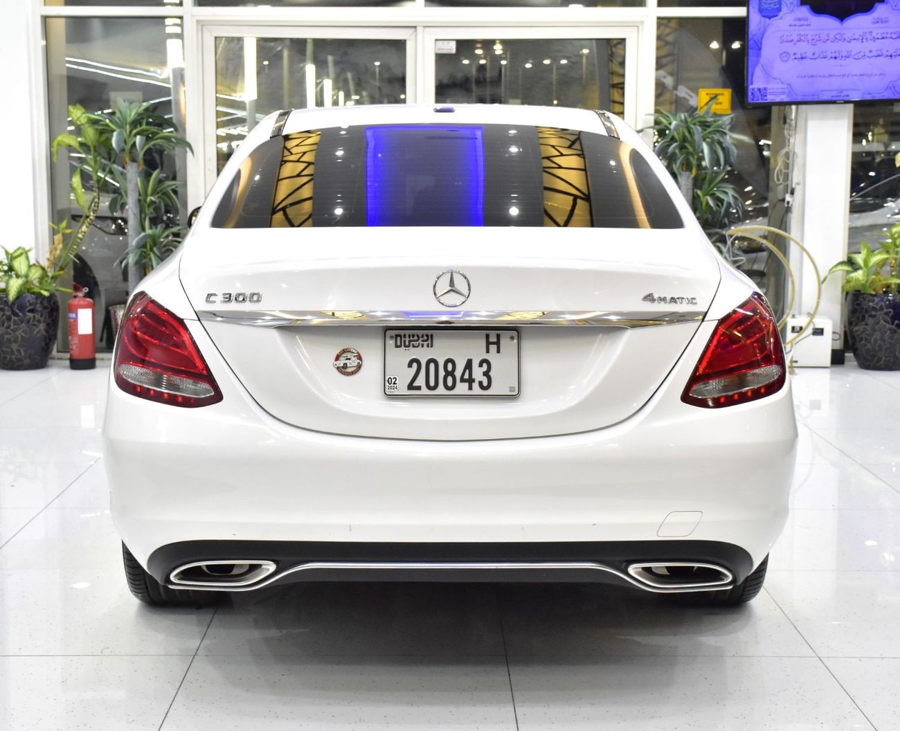 Mercedes-Benz C 300 EXCELLENT DEAL for our Mercedes Benz C300 4Matic ( 2018 Model ) in White Color American Specs