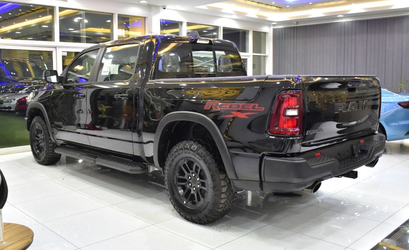رام 1500 EXCELLENT DEAL for our Dodge Ram Rebel 4x4 ( 2025 Model ) in Black Color GCC Specs