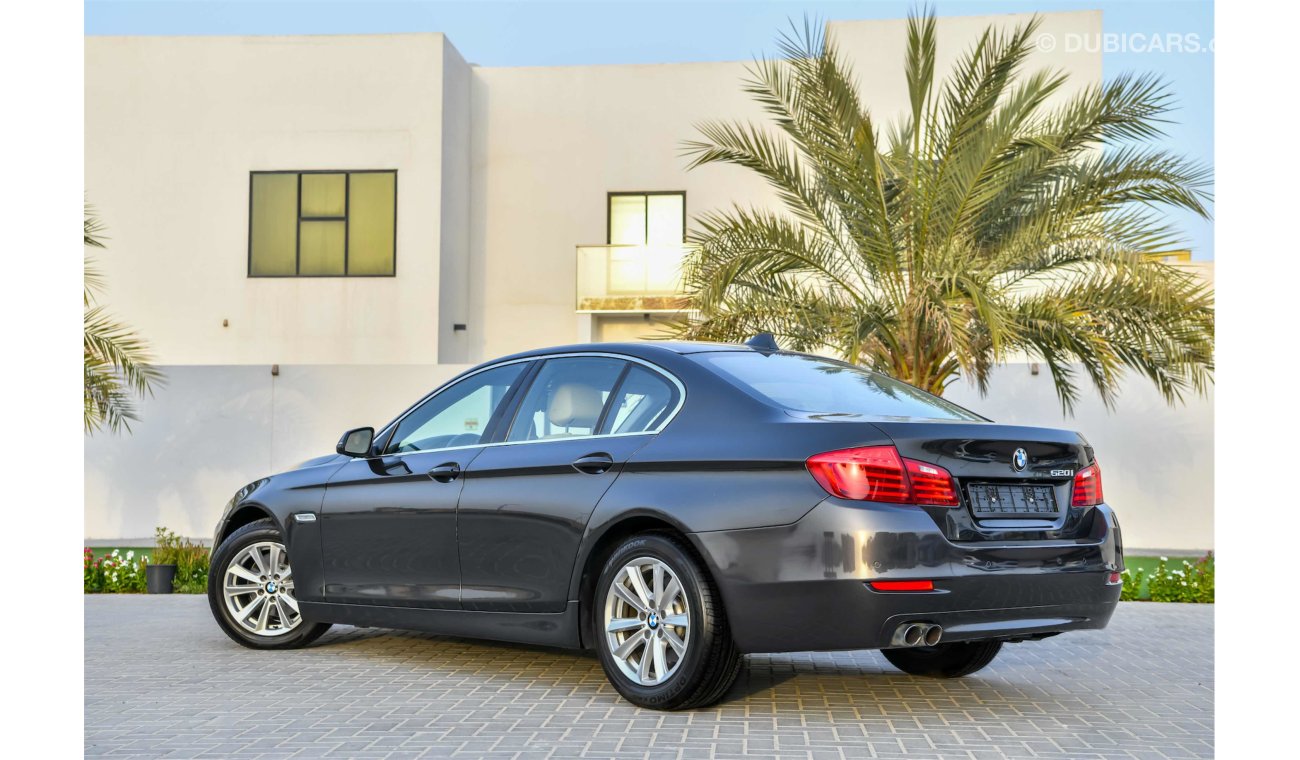 BMW 520i i Twin Turbo Luxury - Under Warranty! - AED 1,547 P.M - 0% D.P