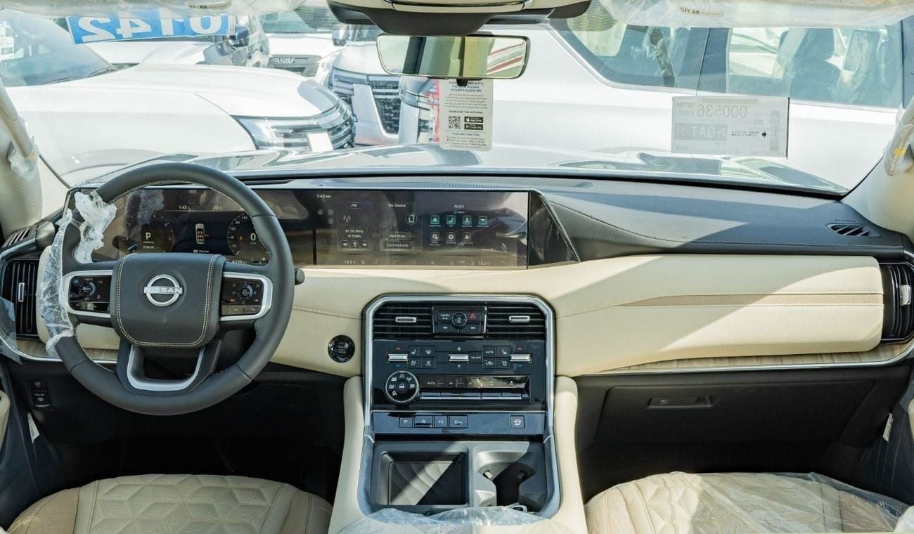 نيسان باترول 2026 Nissan Patrol 3.8L Petrol AT SE Platinum Gray Cream (Export Only)