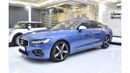 Volvo S90 EXCELLENT DEAL for our Volvo S90 T6 R- Design AWD ( 2018 Model ) in Blue Color GCC Specs