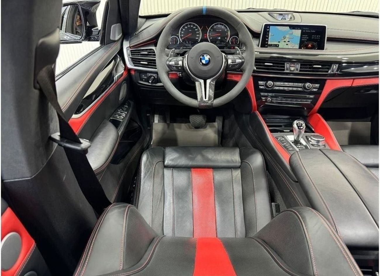 بي أم دبليو X6 M Std 4.4L 2018 BMW X6M M-Power, Warranty, Oct 2025 BMW Service Pack, Carbon Fiber Package, GCC