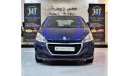 Peugeot 208 EXCELLENT DEAL for our Peugeot 208 ( 2016 Model ) in Blue Color GCC Specs