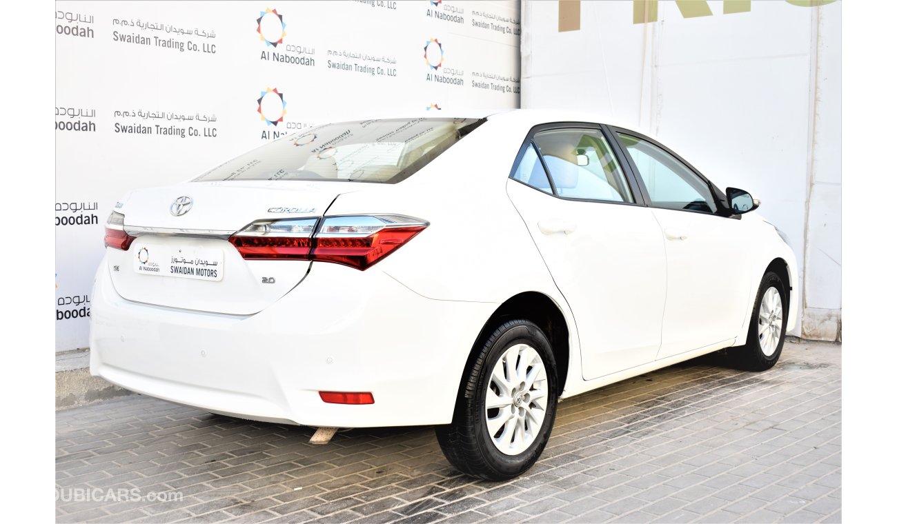 Toyota Corolla 2.0L SE 2017 GCC