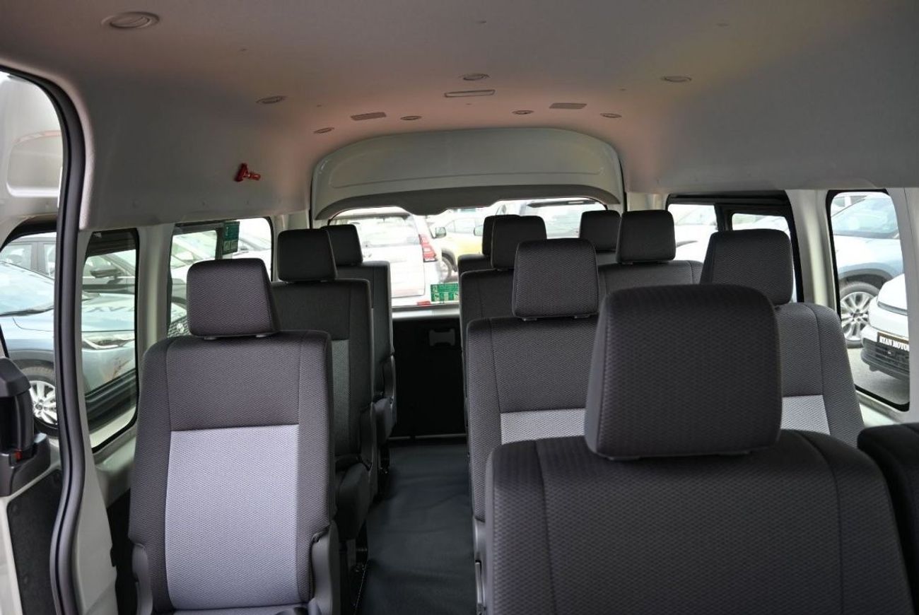 تويوتا هاياس تويوتا هايس سقف مرتفع ، 3.5 لتر بنزين ، دفع خلفي ، فان ، ناقل حركة أوتوماتيكي ، 13 مقعد ، وسائد هوائ