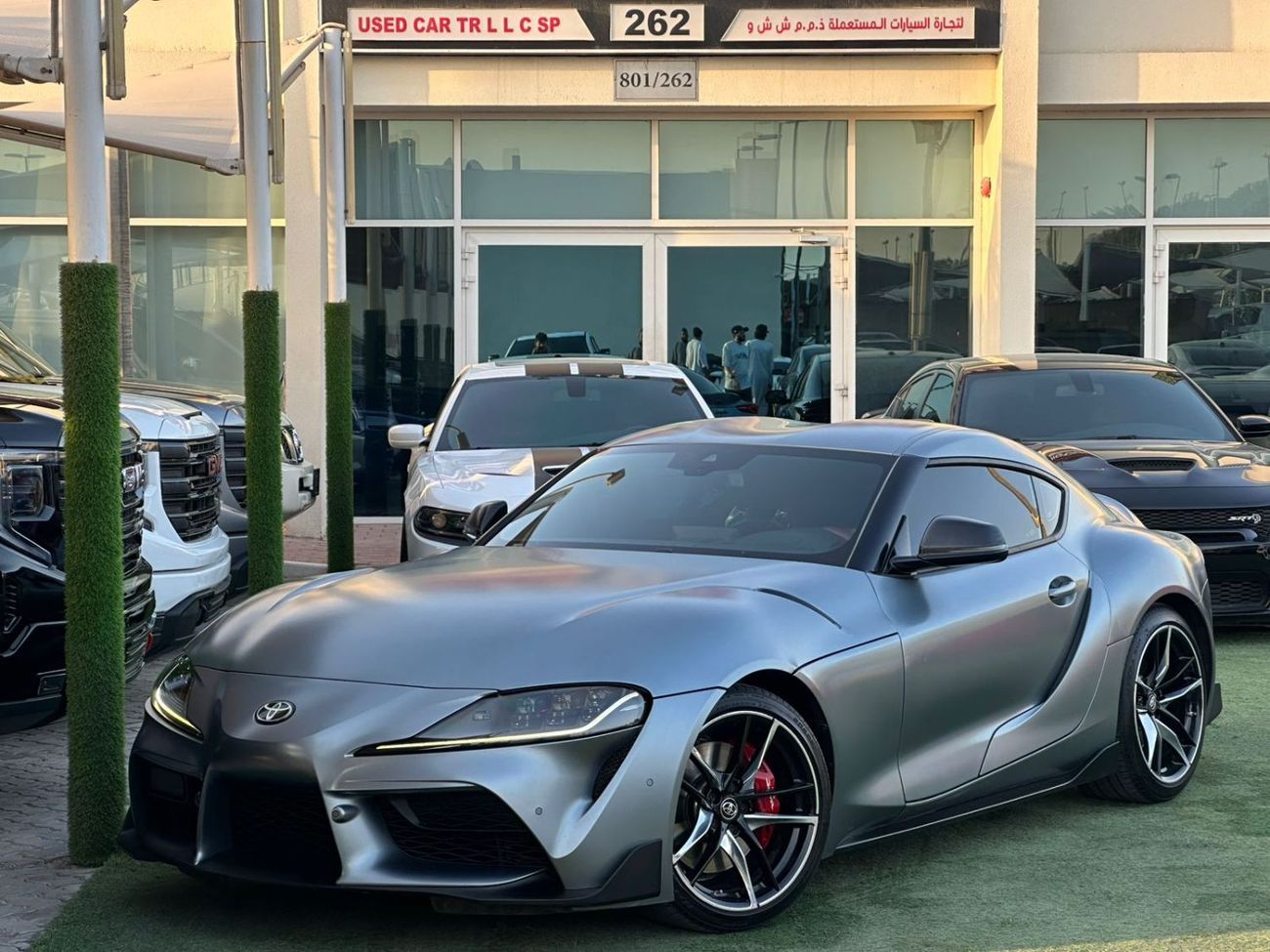 تويوتا سوبرا TOYOTA SUPRA GR 2022 GCC FULL OPTION ORIGINAL PAINT PERFECT CONDITION