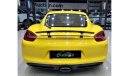 Porsche 718 Cayman Std PORSCHE CAYMAN 2015 GCC IN BEAUTIFUL SHAPE WITH FULL PORSCHE SERVICE HISTO