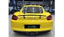 Porsche Cayman Std PORSCHE CAYMAN 2015 GCC IN BEAUTIFUL SHAPE WITH FULL PORSCHE SERVICE HISTO