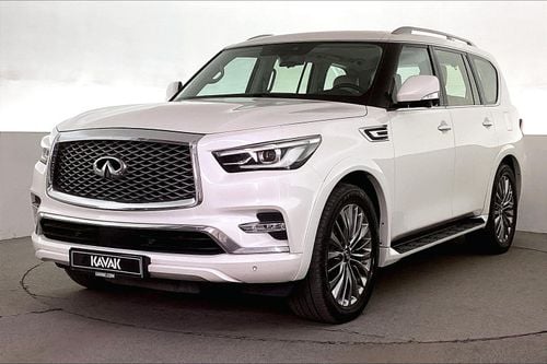 إنفينيتي QX80 Luxe Sensory ProActive (8 Seater) | National Day Celebration | شامل الضمان | 0 ﺪﻔﻋﺓ ﺃﻮﻟﻯ
