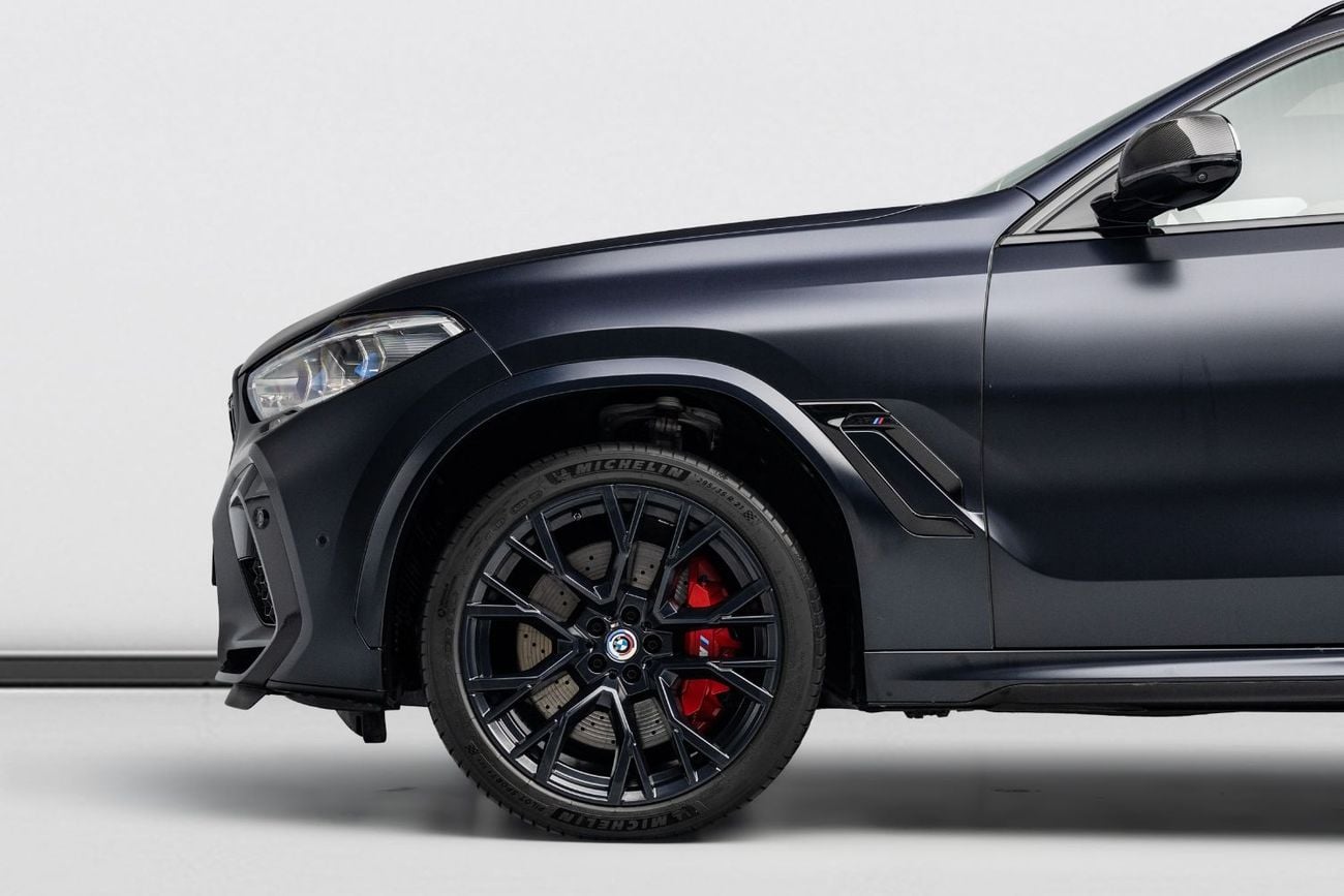 BMW X6 M STD BUY NOW, PAY 2027 | THE BLACKLINE STANDARD | BMW Warranty + Service, GCC, Low KMs
