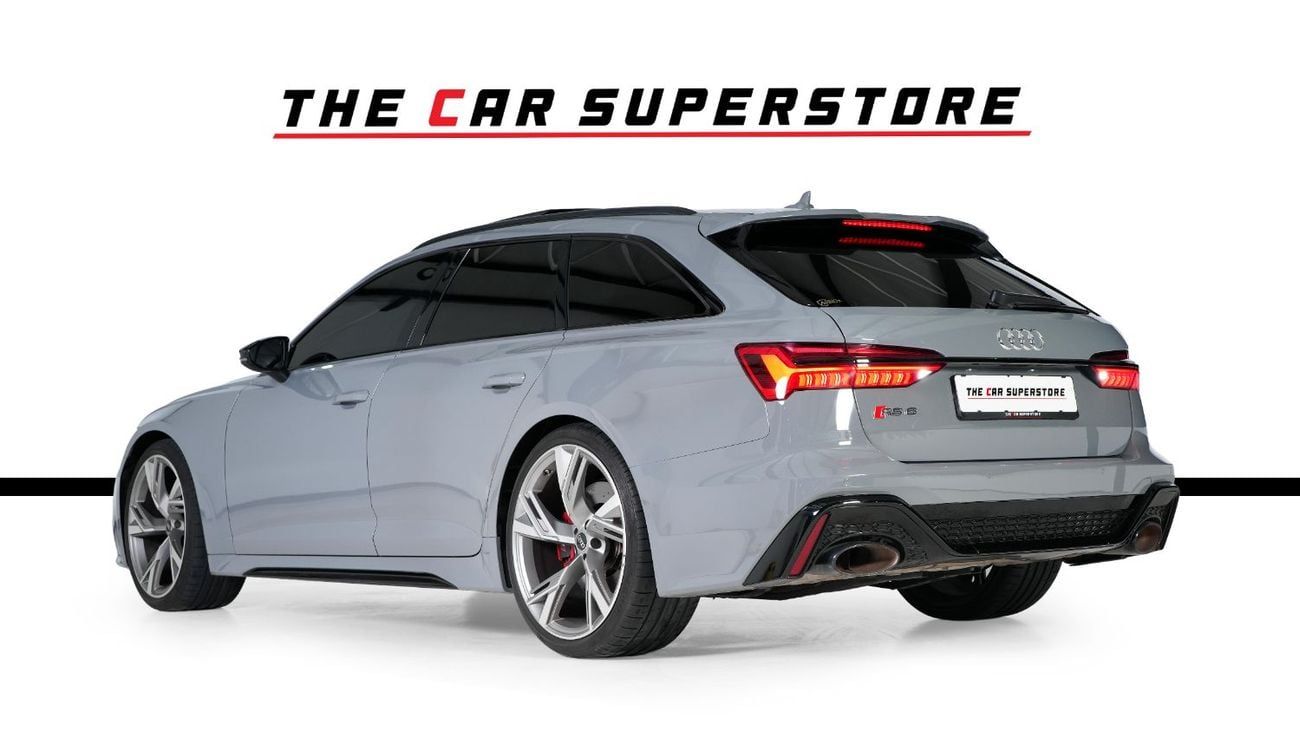Audi RS6 STANDARD STD Avant-22 Inch Silver Rims-Red Brake calipers-Premium Leather Interior