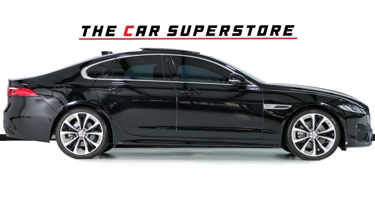 Jaguar XF R-Sport 3.0L Al Tayer Full Service History-Red/Black Full Leather Interior-Premium Sound System