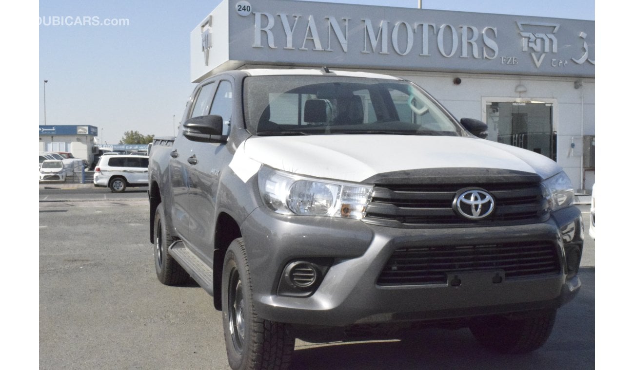 Toyota Hilux PICK UP 2.4L 4X4 DIESEL  DOUBLE CABIN GREY/SILVER 5 SEATS MANUAL TRANSMISSION ONLY FOR EXPORT