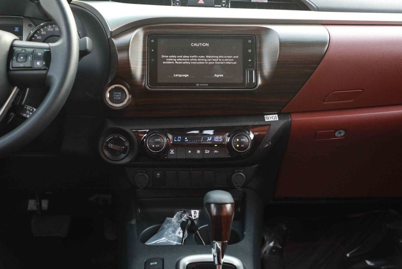 Toyota Hilux HI 2.7L - PLATINUM WHITE PEARL inside MAROON | Export Only