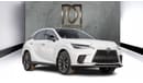 Lexus RX350 F SPORT3/2024. Local Registration +10%
