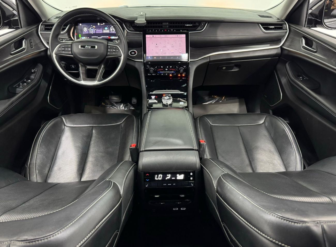 جيب جراند شيروكي L Limited 3.6L 2022 Jeep Grand Cherokee L Limited, 2027 Jeep Warranty + Service Pack, Full Options,