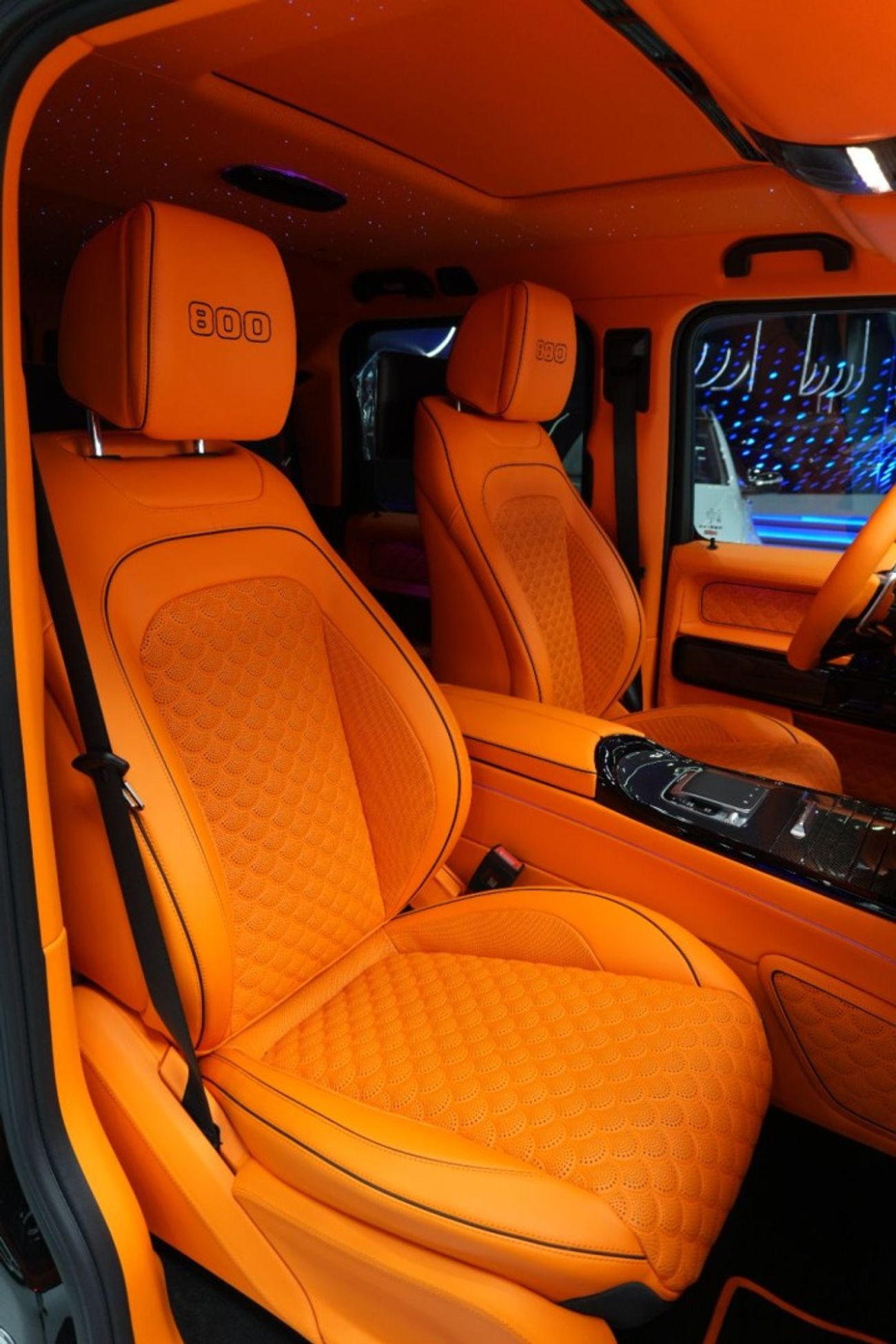 BRABUS 800 - Mercedes-AMG G 63 Mercedes-Benz G 800 - BARABUS - inside Orange - 2025