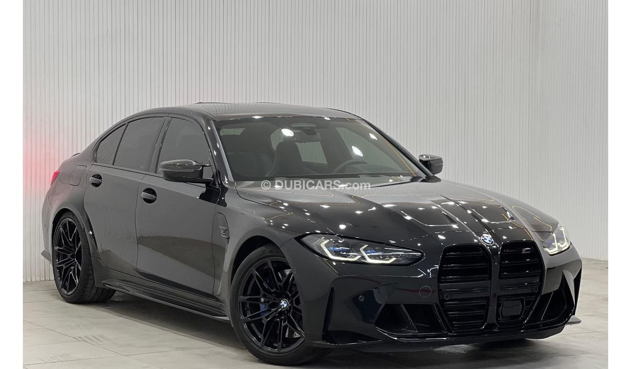 بي أم دبليو M3 2021 BMW M3 Competition, August 2025 BMW Warranty, August 2026 BMW Service Pack, Low Kms, GCC