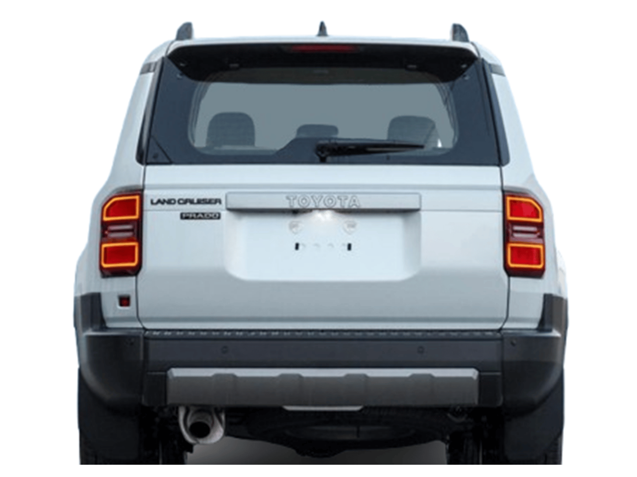 تويوتا برادو ECTP2M021 – 2024 Toyota Prado – 2.7L Petrol Auto – Mid – White with Black Beige Interior