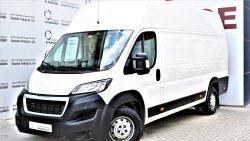 Peugeot Boxer L4 H3 2.2L MANUAL 2018 GCC SPECS WITH BALANCE AGENCY WARRANTY UP TO 2023 OR 250,000KM
