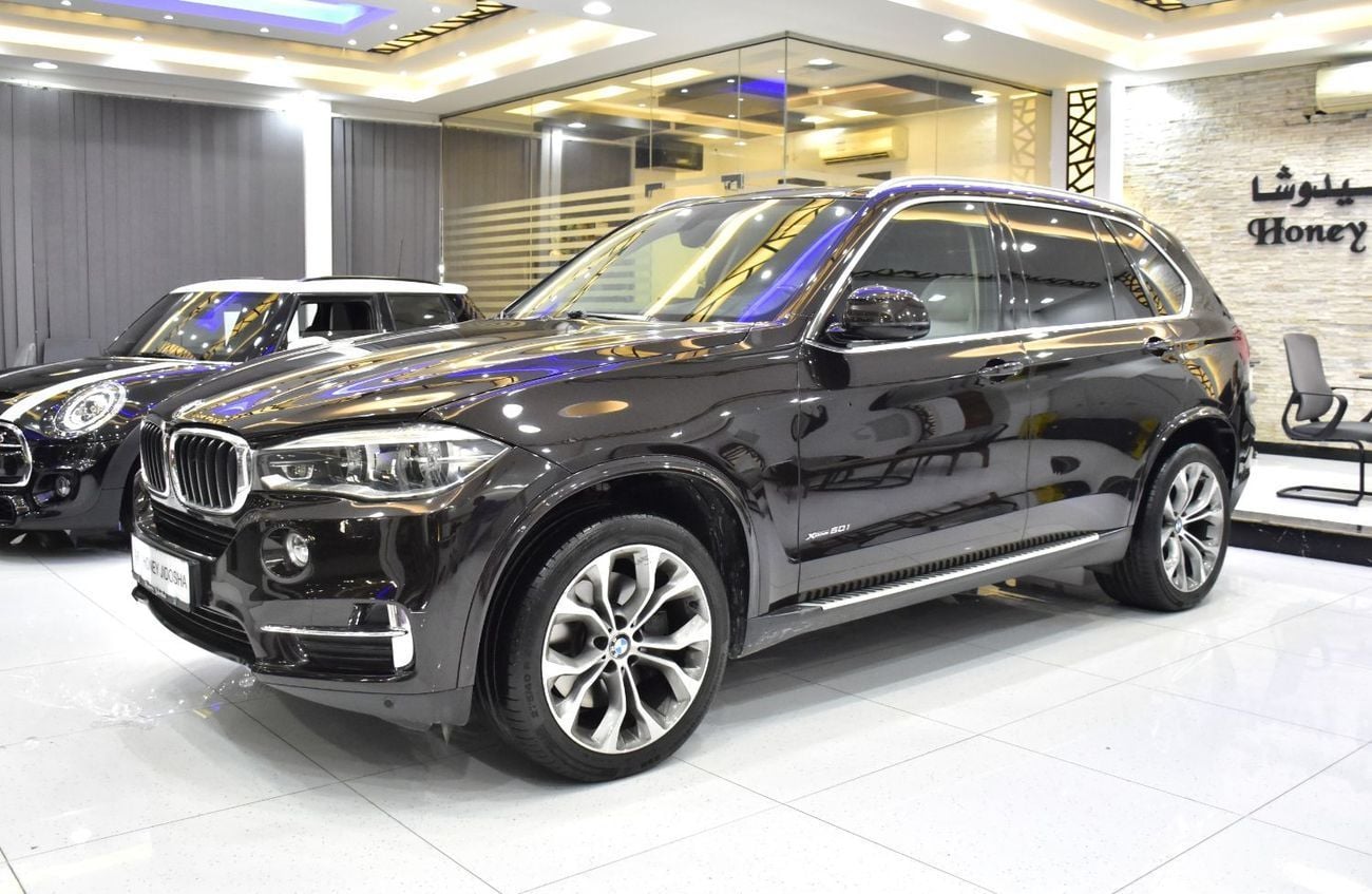 بي أم دبليو X5 EXCELLENT DEAL for our BMW X5 xDrive50i ( 2014 Model ) in Brown Color GCC Specs