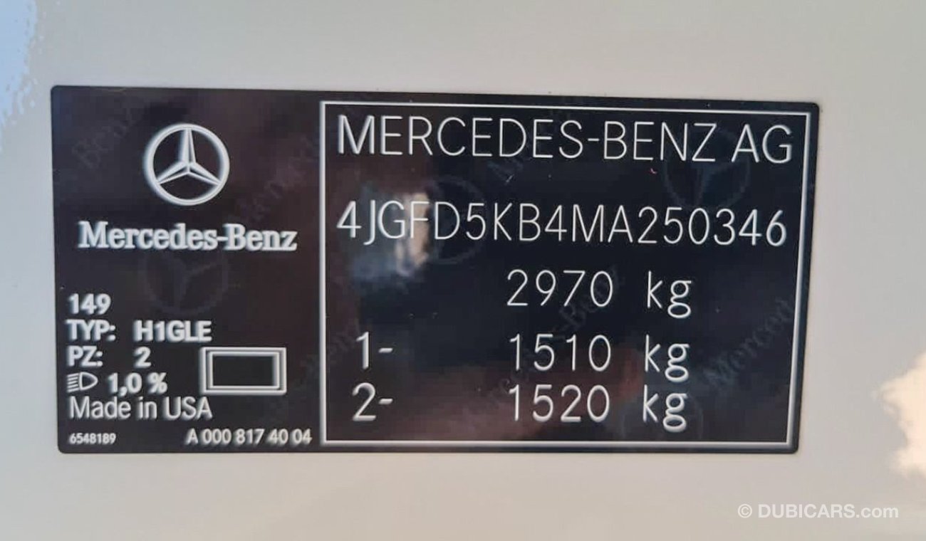 Mercedes-Benz GLE 450 Mercedes GLE 450 V6 Panoramic 2021 Germany Zero KM