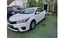 Toyota Corolla 1600 CC model 2016 GCC white color inside beige control unit in excellent condition