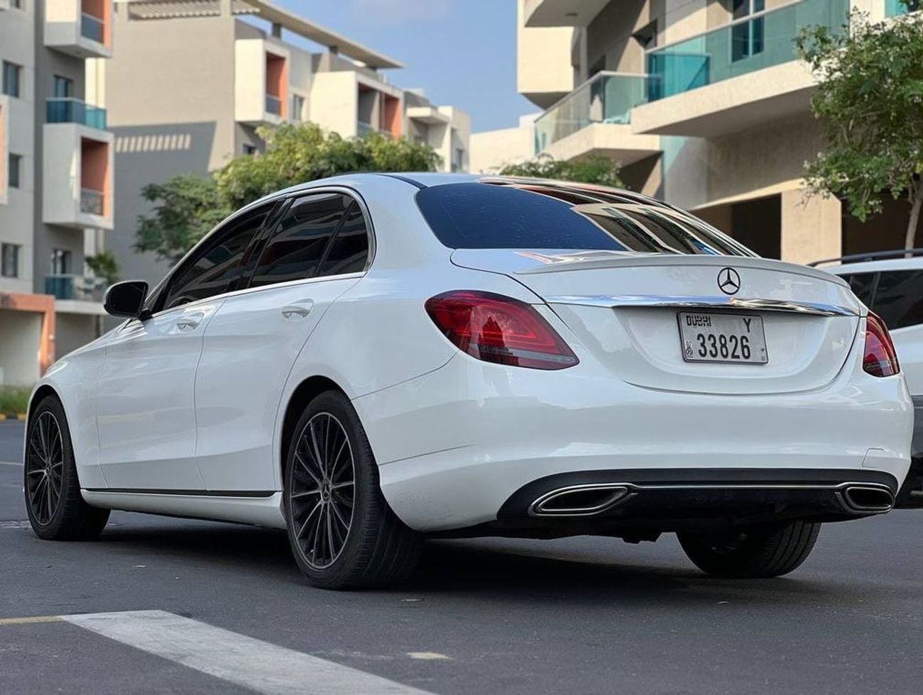Mercedes-Benz C 300 Luxury 2.0L // 2019 //  High Option With AMG Kit ,  Sunroof , Car Play , Very Good Condition