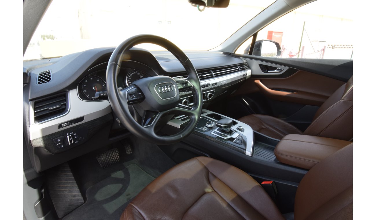 Audi Q7 45 TFSI Quattro 2016 Model GCC Specs