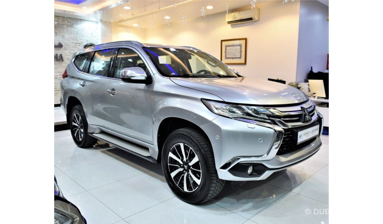 Mitsubishi Montero ORIGINAL PAINT ( صبغ وكاله ) Mitsubishi Montero Sport 2017 Model!! in Silver Color! GCC Specs