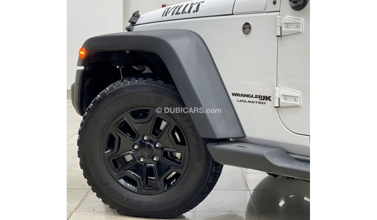 Jeep Wrangler Unlimited Willys Wheeler Unlimited Willys Wheeler 2018 Jeep Wrangler Unlimited Willys, Full Service