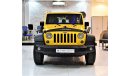 Jeep Wrangler FULL SERVICE HISTORY! Jeep Wrangler Unlimited Sport 2015 Model!! in Yellow Color! GCC Specs