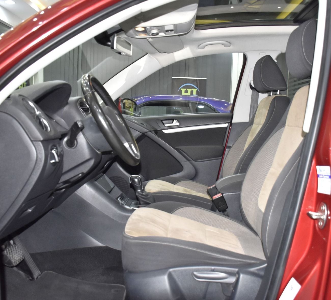 Volkswagen Tiguan SEL EXCELLENT DEAL for our Volkswagen Tiguan 2.0 TSi 4Motion ( 2014 Model ) in Red Color GCC Specs