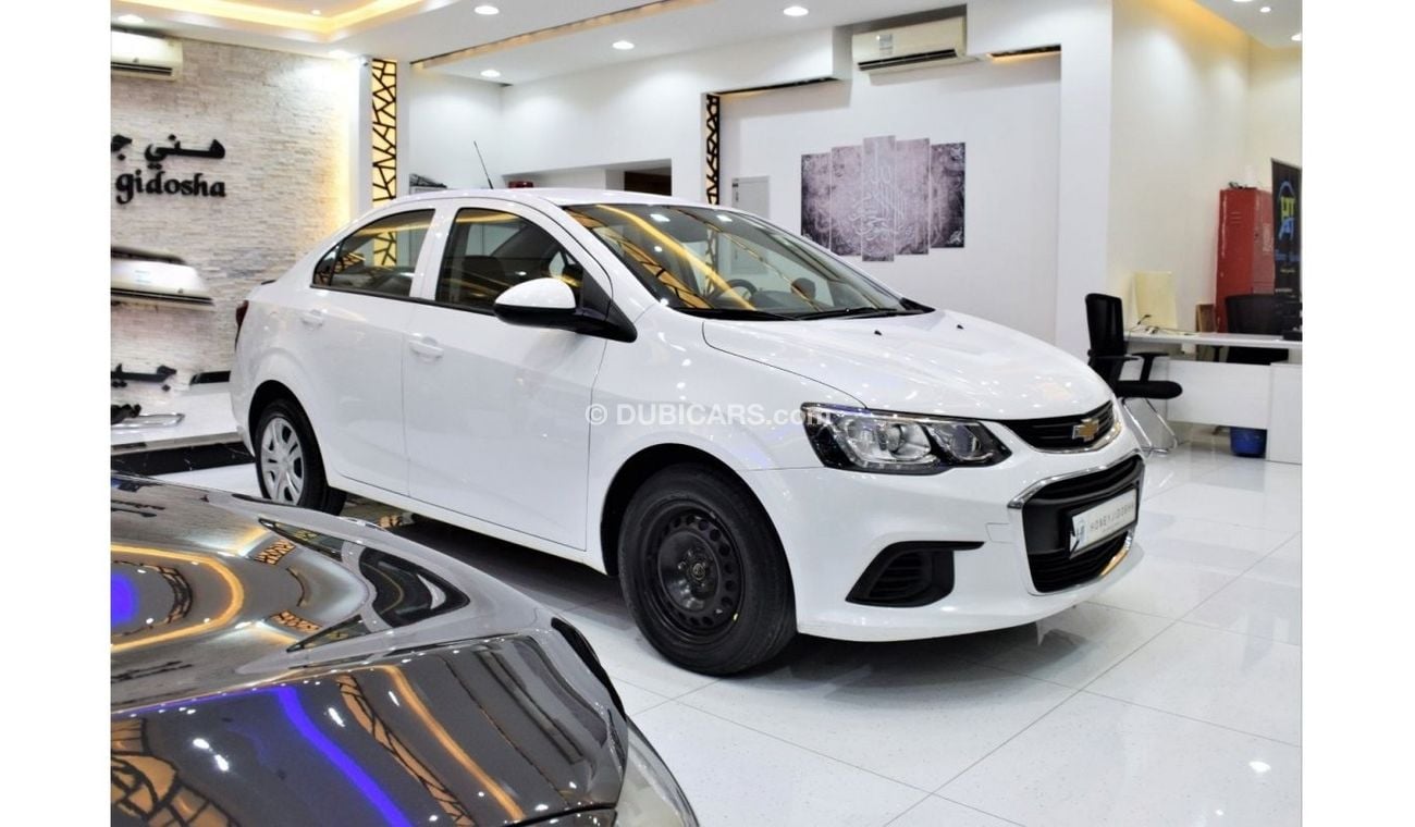 شيفروليه أفيو EXCELLENT DEAL for our Chevrolet Aveo ( 2019 Model! ) in White Color! GCC Specs