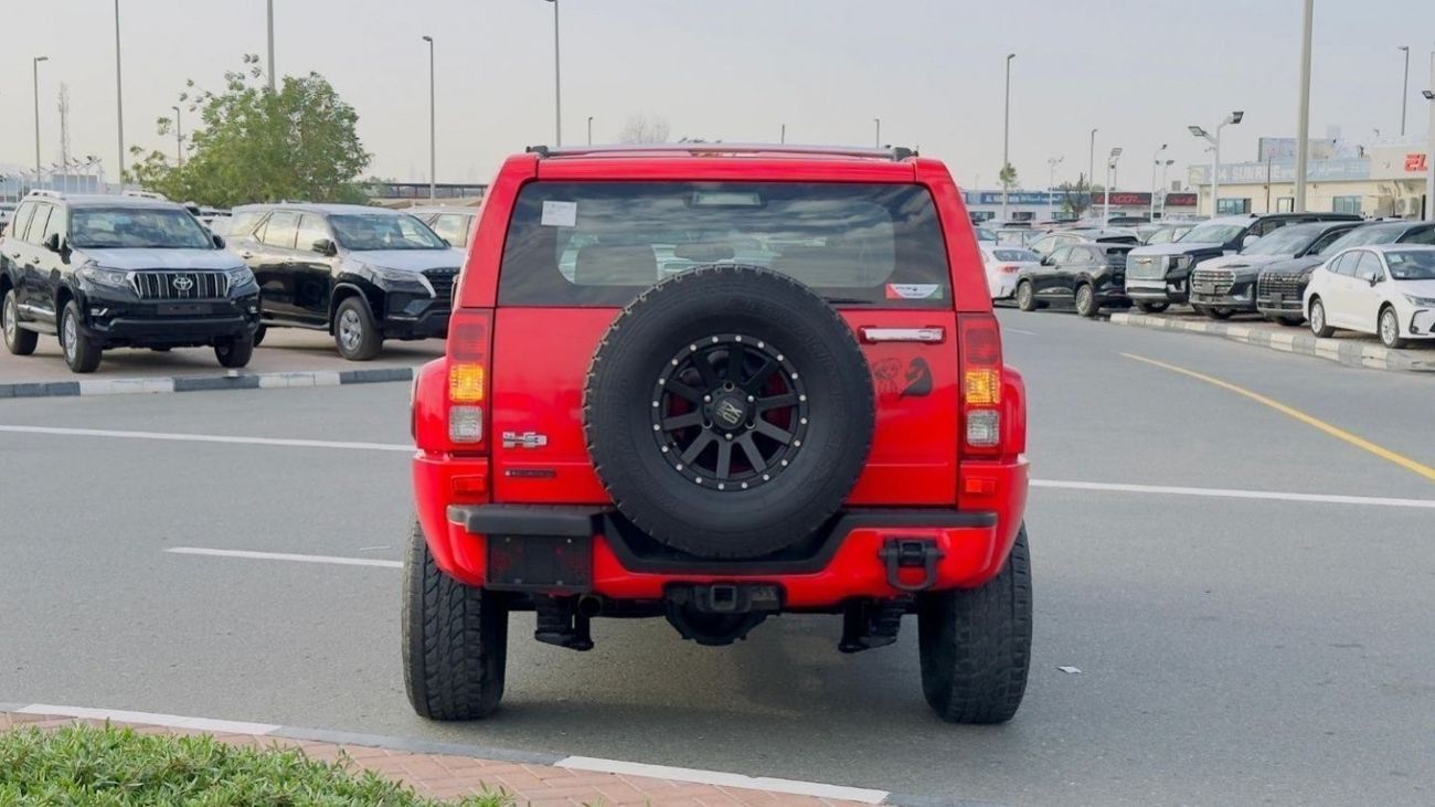 Hummer H3 2008 | LHD | LEATHER SEAT | SUNROOF | ROOF MOUNTED LED STRIP LIGHTS | BACK TIRE