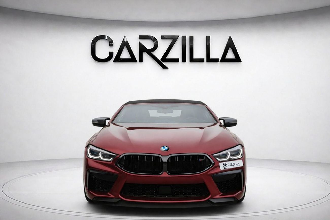 BMW M8 Competition 4.4L (617 HP) AED 7,638 P.M l 0% Down Payment l Competition Convertible l Carbon Core –