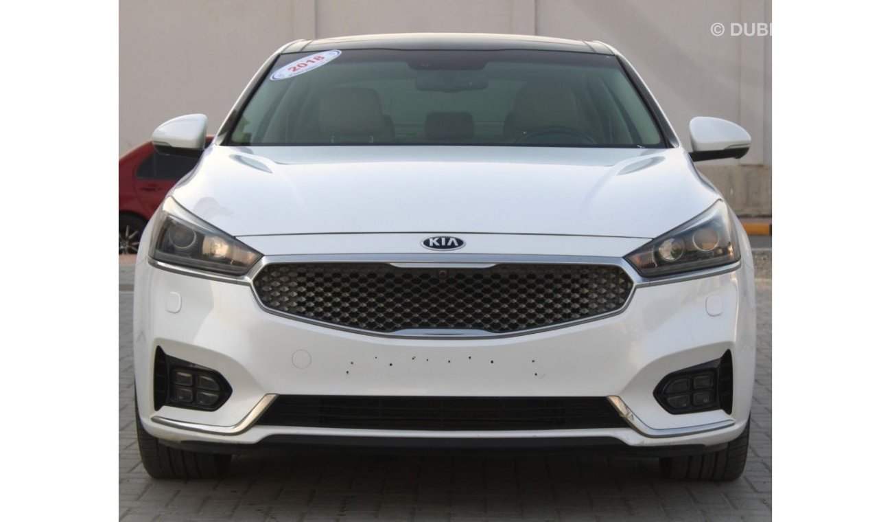 Kia Cadenza KIA CADENZA 2018 WHITE GCC FULL OPTION  EXCELLENT CONDITION WITHOUT ACCIDENT