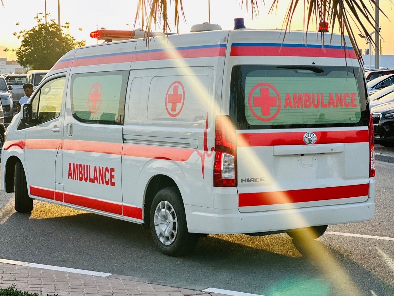 Used Toyota Hiace Van High Roof 2022 Ambulance RHD Diesel 2.8L Highroof