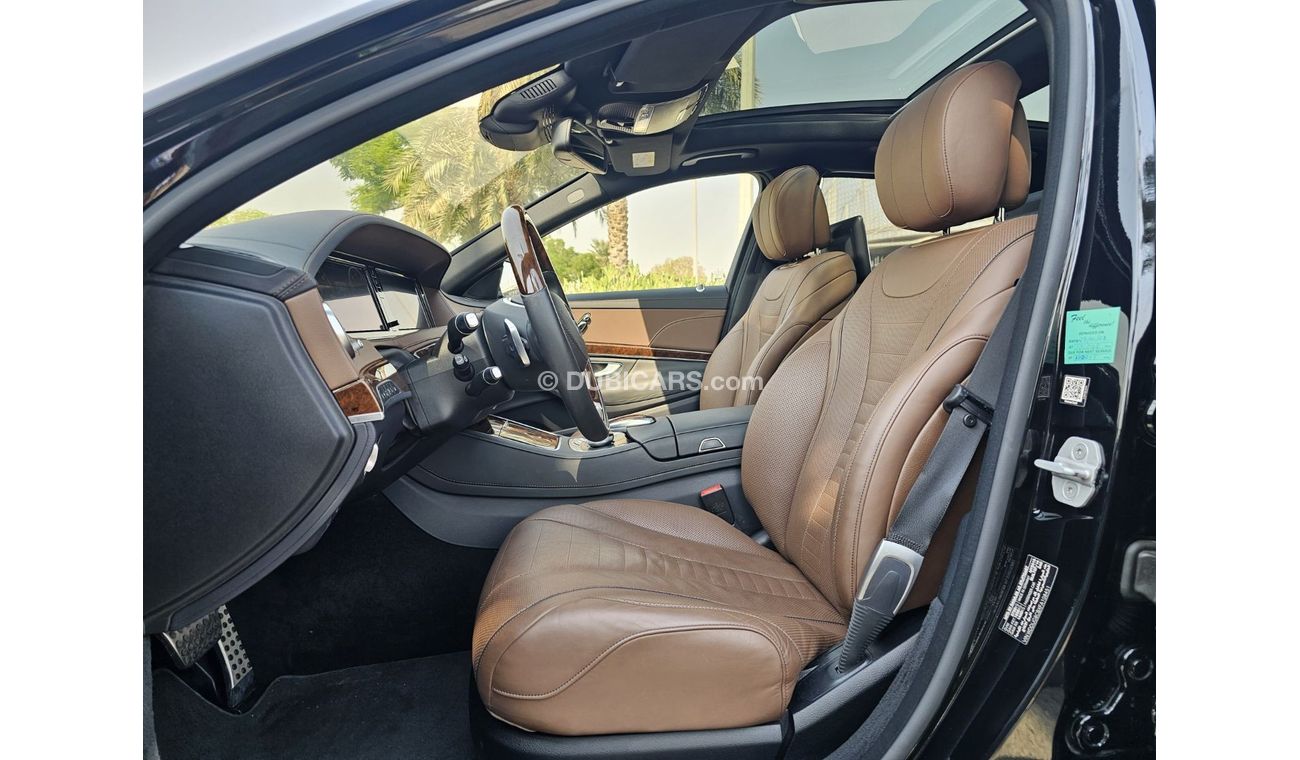 Mercedes-Benz S 500 MERCEDES S500 AMG FULL OPTION 6 BUTTONS 2015 GCC SINGLE OWNER LOW MILEAGE IN MINT CONDITION