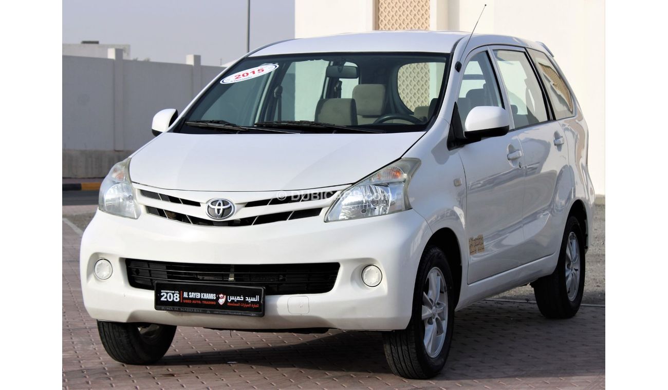 Toyota Avanza Toyota Avanza 2015 GCC in excellent condition without accidents, very clean from inside and outside